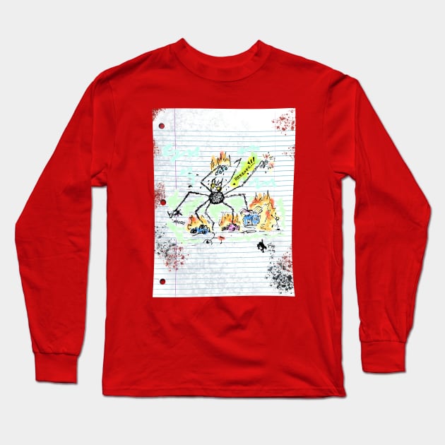 "REEEAKK!!!" Long Sleeve T-Shirt by Yeti Ink ~ Yeti307